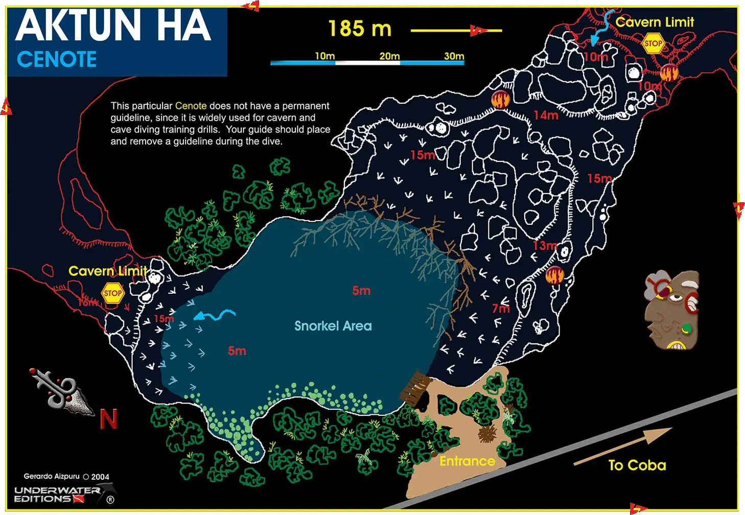Cenote Carwash map