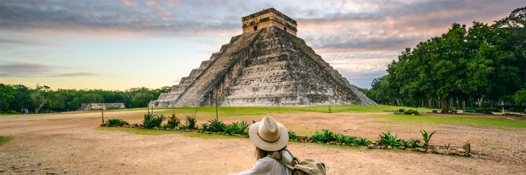 Chichen Itza shortly after sunrise